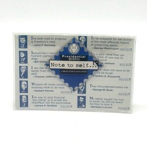 NOTE TO SELF PRESIDENTIAL QUOTES STICKERS